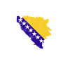 Bosnie-Herzégovine Drapeau Bosnie