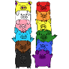 Pride Progress Flag Pig Equality