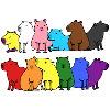 Pride Framsteg Flagga Capybara Jämlikhet
