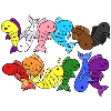 Pride Progress Flag Poissons Egalité