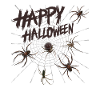 Happy Halloween Spiders