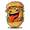 Funny Fast Food Burger