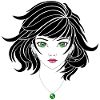 Fille d’anime gothique