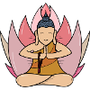 Lotus Buddhist monk