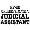 Never underestimate a Judicial assistant