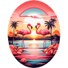 Flamants roses