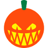 Halloween pumpa (pumpa lykta / emoji / 3C)