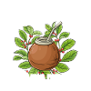 Mate Tee Geschenk Teetrinker