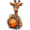 Basketball Giraffe