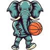 Basketball Elephant