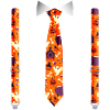 Halloween-Smoking mit Kürbis-Suspend-Print
