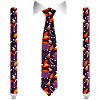 Halloween-Smoking mit Kürbis-Suspend-Print