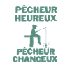 Pêcheur heureux pêcheur chanceux