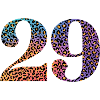 29e anniversaire léopard