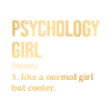 Psychologie Mädchen Lustiger Spruch