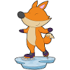 Fox patins à glace