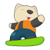 Cat Snowboarder Snowboard