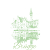 Bruges, Belgique, Maisons,skyline