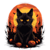 Halloween Black Cat