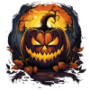 Halloween Creepy Pumpkin