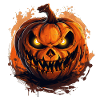 Halloween Creepy Pumpkin