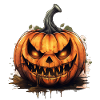 Halloween Creepy Pumpkin