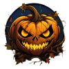 Halloween Creepy Pumpkin