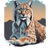 Luchs Bergpanorama