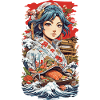 Anime Sushi Aesthetics: Manga Master