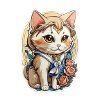 Sailor Cat Sticker