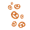 Pretzels, pretzels, baked goods