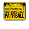 La advertencia puede comenzar espontáneamente, sobre paintball