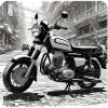 Cool moped