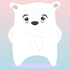 Cute Polar Bear WINTER ANIMALS