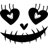 Visage d’Halloween
