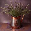 Lavender in a copper jug