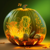 Halloween Pumpkin Arrangement
