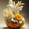 Halloween flower arrangement