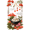 Japanese Festival & Onigiri Art Design