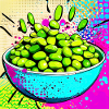 Edamame pop art