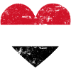 Yemen Flag Heart