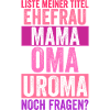 Mutter Mama Oma Uroma