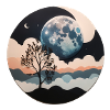 minimalistic moon