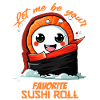 Rouleau de sushi préféré