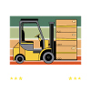Gabelstaplerfahrer und Vater