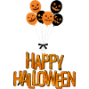 Happy Halloween Floating Pumpkin