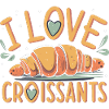Croissant-Fan T-Shirt - Indulgent Style
