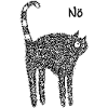 Katze schwarz