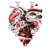 Mechanical Heart Bicycle Heart