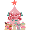 Pink Doggy Christmas